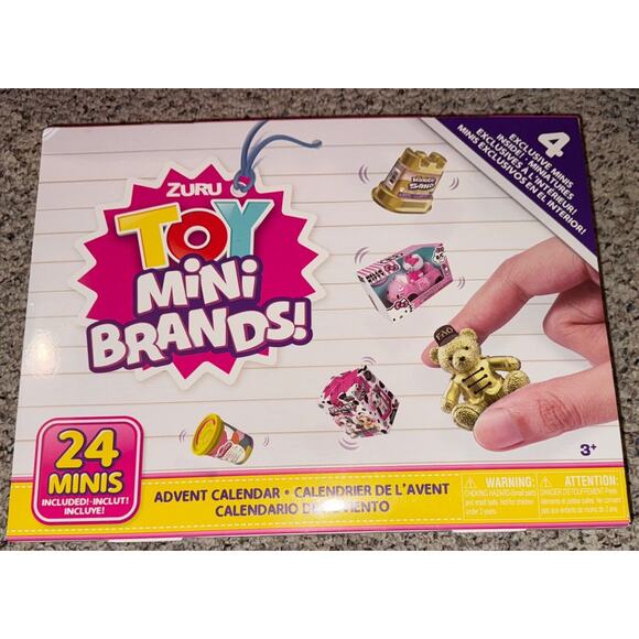 Mini Brands Toys Limited Edition Advent Calendar by ZURU - 24 Day Advent Cale... - Picture 1 of 4